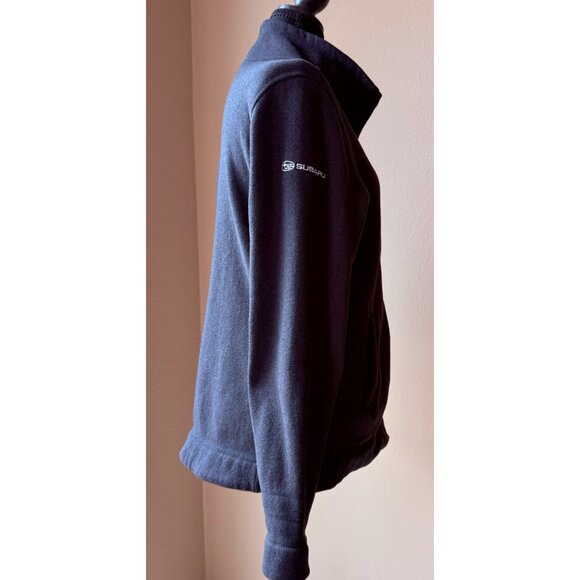 The North Face Black Fleece Zip Jacket | Subaru Logo Sleeve | Women’s Full Zip - Picture 3 of 4